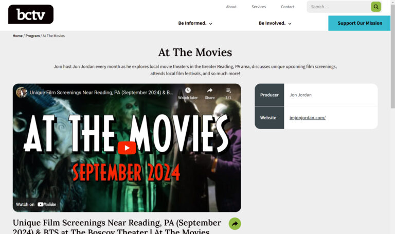 ‘At The Movies’ is Now Playing on BCTV